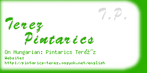 terez pintarics business card